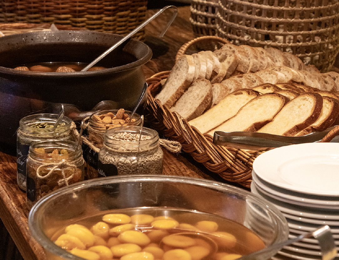 Desayuno buffet Hotel Santa Cruz