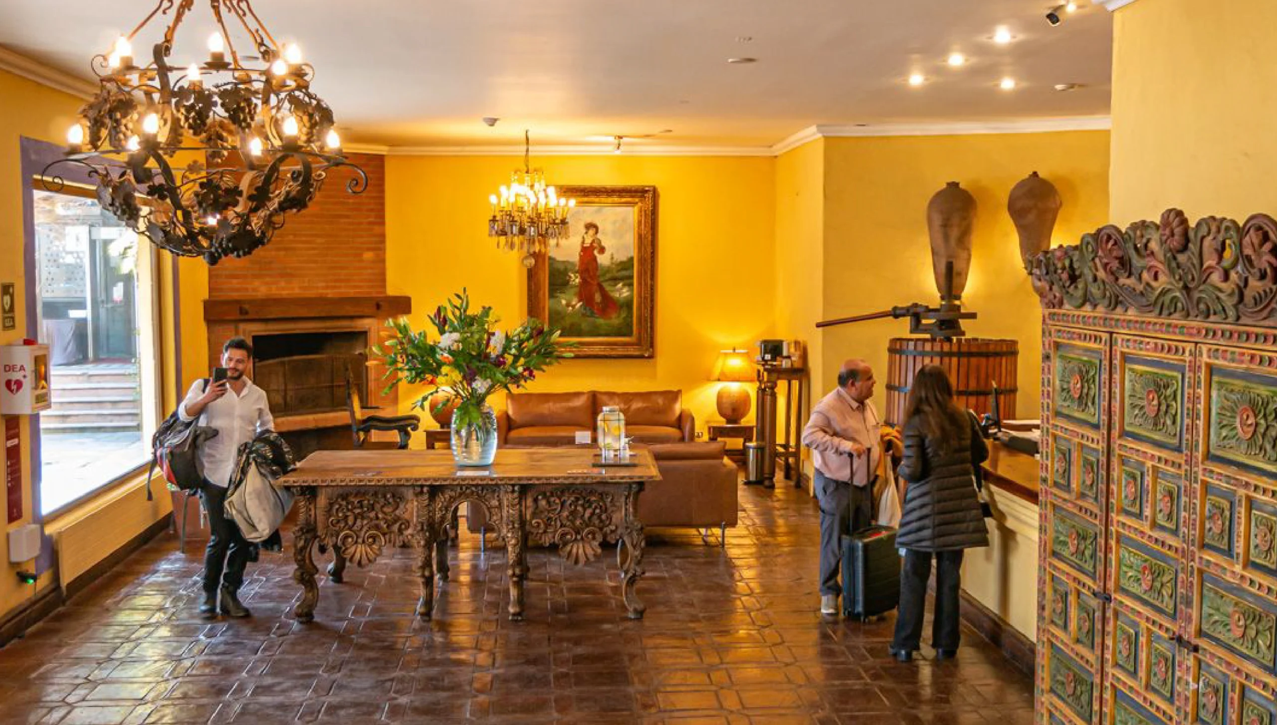 Lobby Hotel Santa Cruz