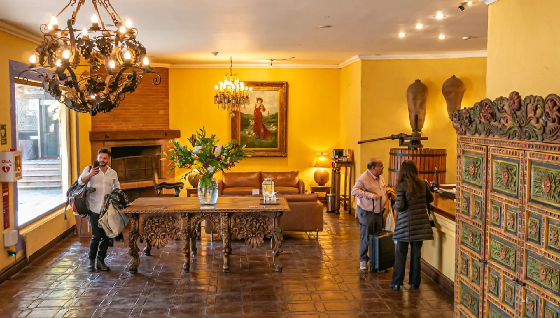 Lobby Hotel Santa Cruz